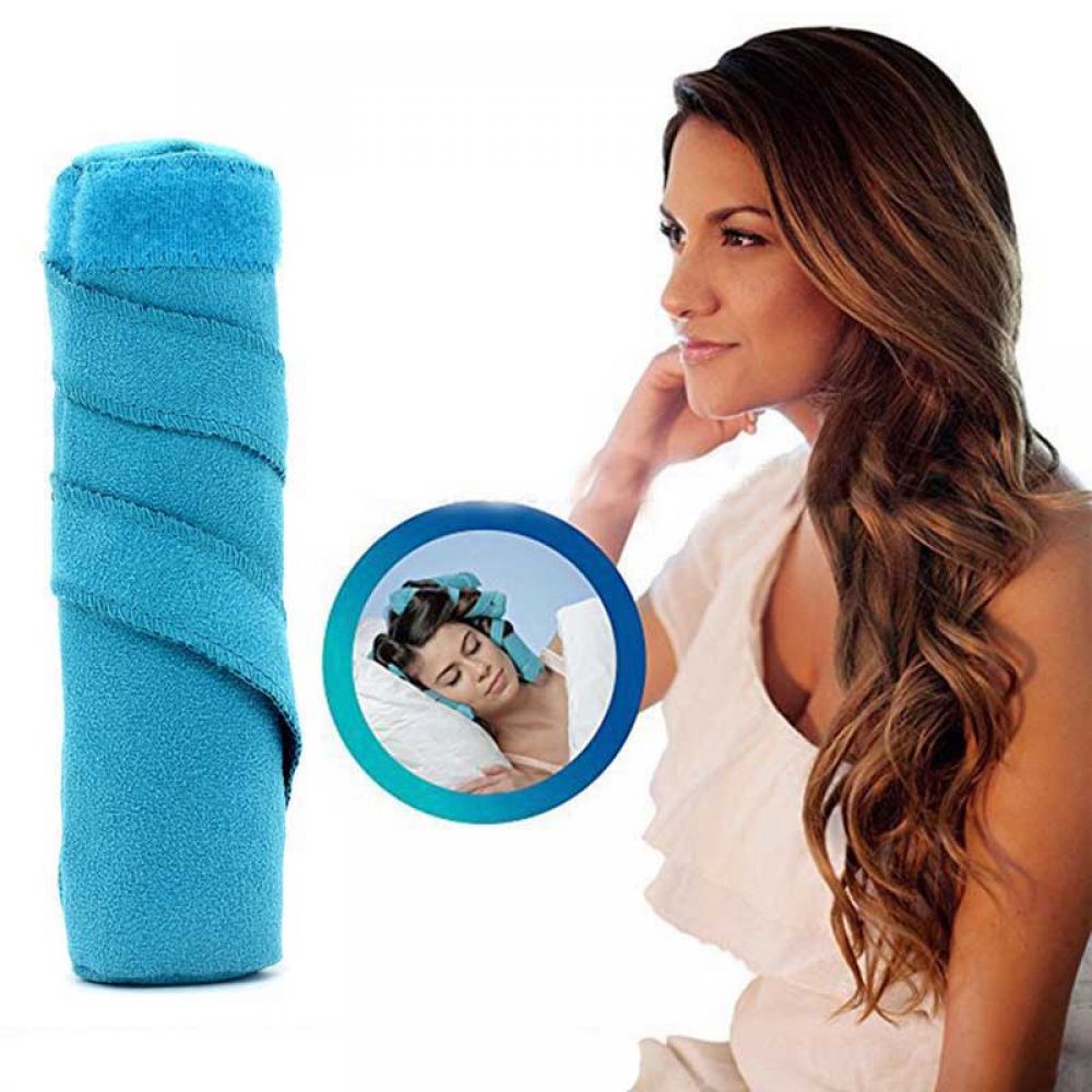 8 Pcs Sleep Styler Spiral Roller Curler Set